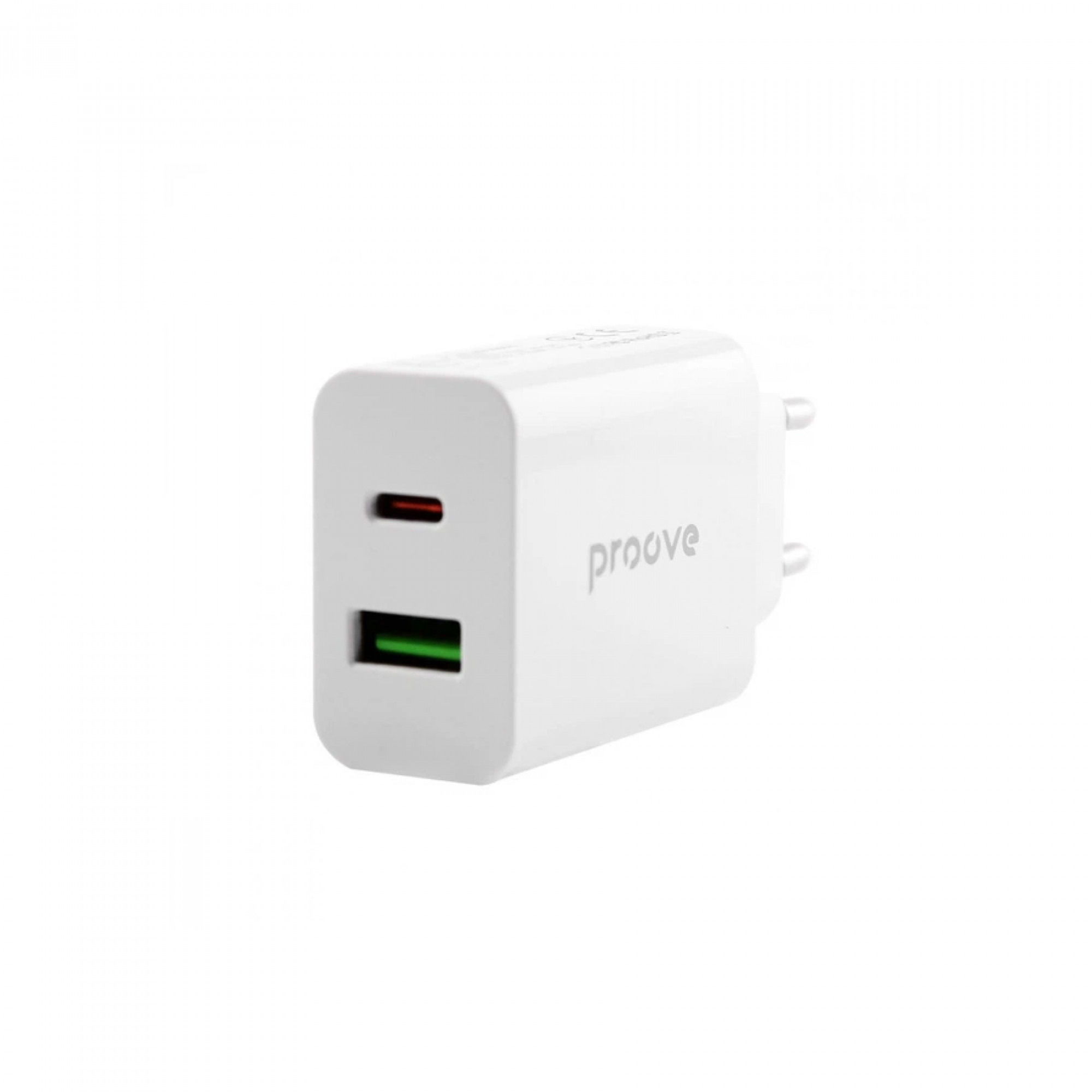 МЗП Proove Rapid 20W (Type-C + USB) (white)